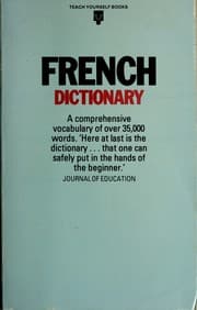 Tapa de Concise French and English Dictionary