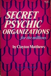 Tapa de Secret and psychic organizations for the millions
