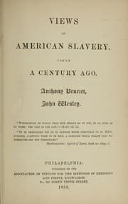 Tapa de Views of American slavery