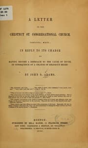 Tapa de A letter to the Chestnut st