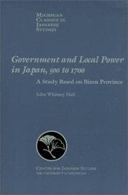 Tapa de Government and local power in Japan, 500 to 1700