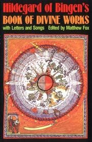 Tapa de Hildegard of Bingen's book of divine works with letters and songs