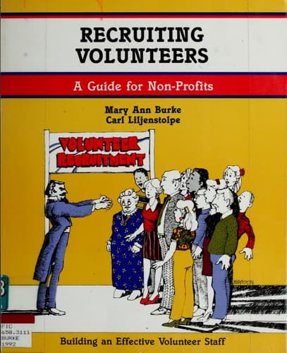 Tapa de Recruiting volunteers