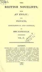 Tapa de The British novelists