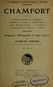 Tapa de Chamfort