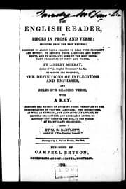 Tapa de The English reader, or, Pieces in prose and verse