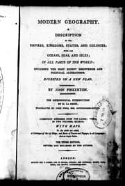 Tapa de Modern geography