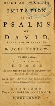 Tapa de Doctor Watts's imitation of the Psalms of David, corrected and enlarged