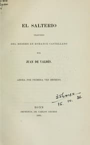 Tapa de El Salterio
