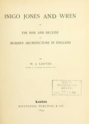 Tapa de Inigo Jones and Wren