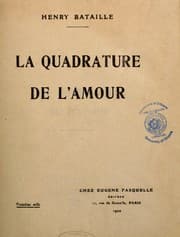 Tapa de La quadrature de l'amour
