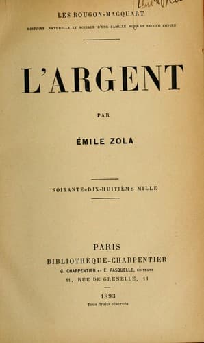 Tapa de L' argent