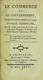 Tapa de Le commerce et le gouvernement