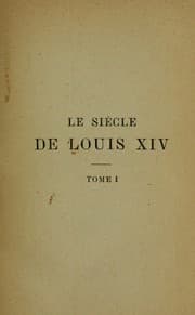 Tapa de Le siècle de Louis XIV
