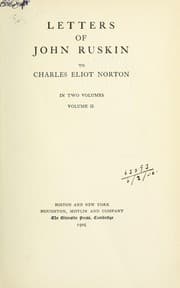 Tapa de Letters to Charles Eliot Norton, Volume 2