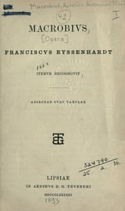 Tapa de Macrobius