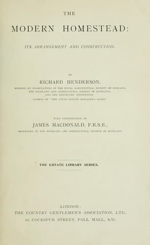 Tapa de The modern homestead