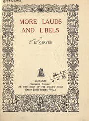 Tapa de More lauds and libels
