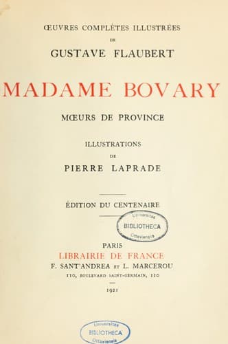 Tapa de Oeuvres complètes illustrées de Gustave Flaubert