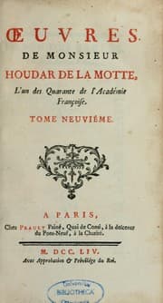 Tapa de Oeuvres, dédiées à S.A.S.M. le duc d'Orléans