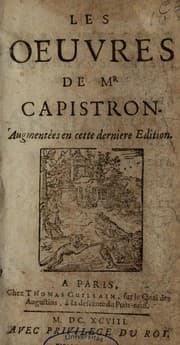 Tapa de Oeuvres de mr. Capistron, nouvelle edition