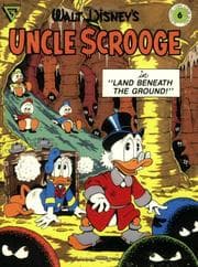 Tapa de Walt Disney's Uncle Scrooge in Land Beneath the Ground! (Gladstone Comic Album Series No. 6)