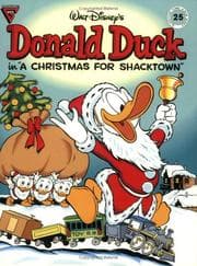 Tapa de Walt Disney's Donald Duck in A Christmas for Shacktown (Gladstone Comic Album Series No. 25)
