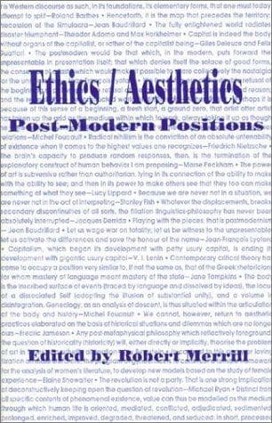 Tapa de Ethics/Aesthetics