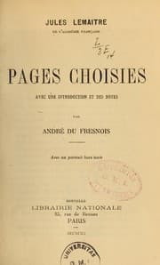Tapa de Pages choisies