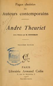 Tapa de Pages choisies des auteurs contemporains