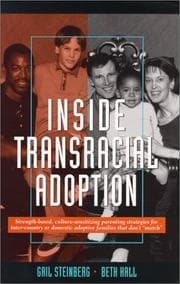 Tapa de Inside transracial adoption