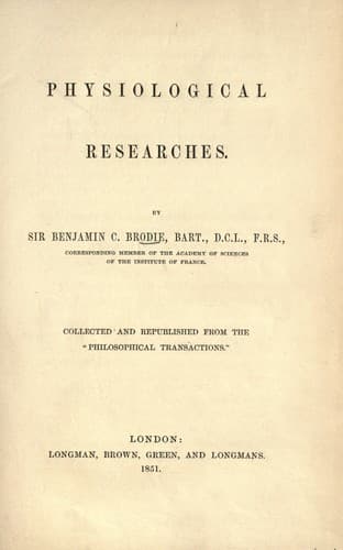 Tapa de Physiological researches