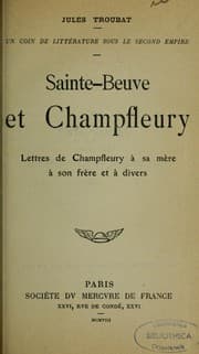 Tapa de Sainte-Beuve et Champfleury