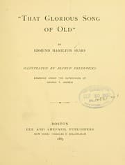 Tapa de "That glorious song of old,"