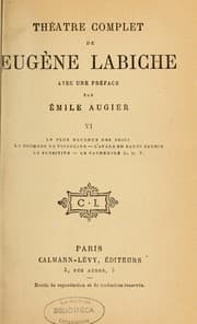 Tapa de Théâtre complet de Eugène Labiche