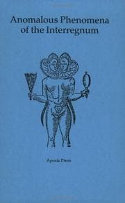 Tapa de Anomalous Phenomena Of The Interregnum