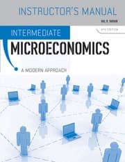 Tapa de Intermediate microeconomics: a modern approach, fourth edition. Instructor's manual and test-item file