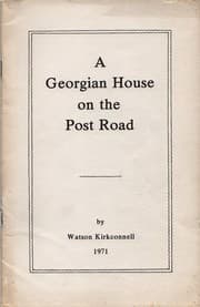 Tapa de A Georgian house on the Post Road