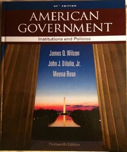 Tapa de American Government