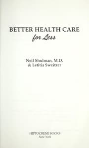 Tapa de Better health care for less