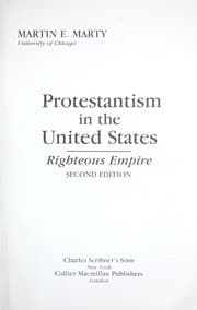 Tapa de Protestantism in the United States