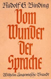 Tapa de Vom Wunder der Sprache