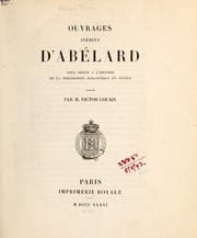 Tapa de Ouvrages inédits pour servir à l'histoire de la philosophie scolastique en France
