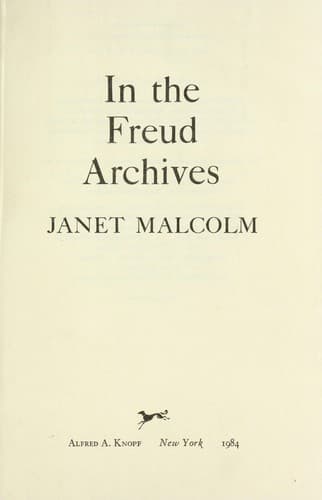 Tapa de In the Freud Archives