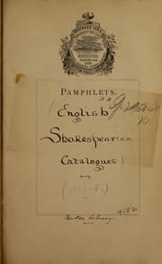 Tapa de Catalogue of an extremely curious, highly interesting and valuable library