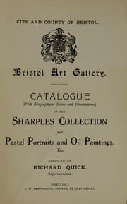 Tapa de Catalogue ... of the Sharples collection of pastel portraits and oil paintings, etc