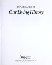 Tapa de Our living history