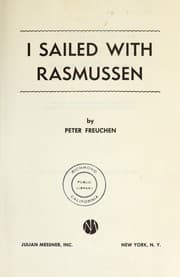 Tapa de I sailed with Rasmussen