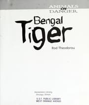Tapa de Bengal tiger