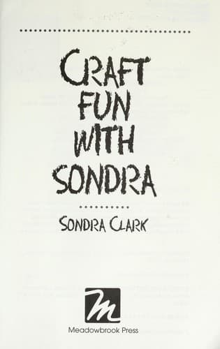 Tapa de Craft fun with Sondra
